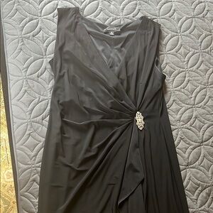 Women’s Black Asymmetrical Dress XL